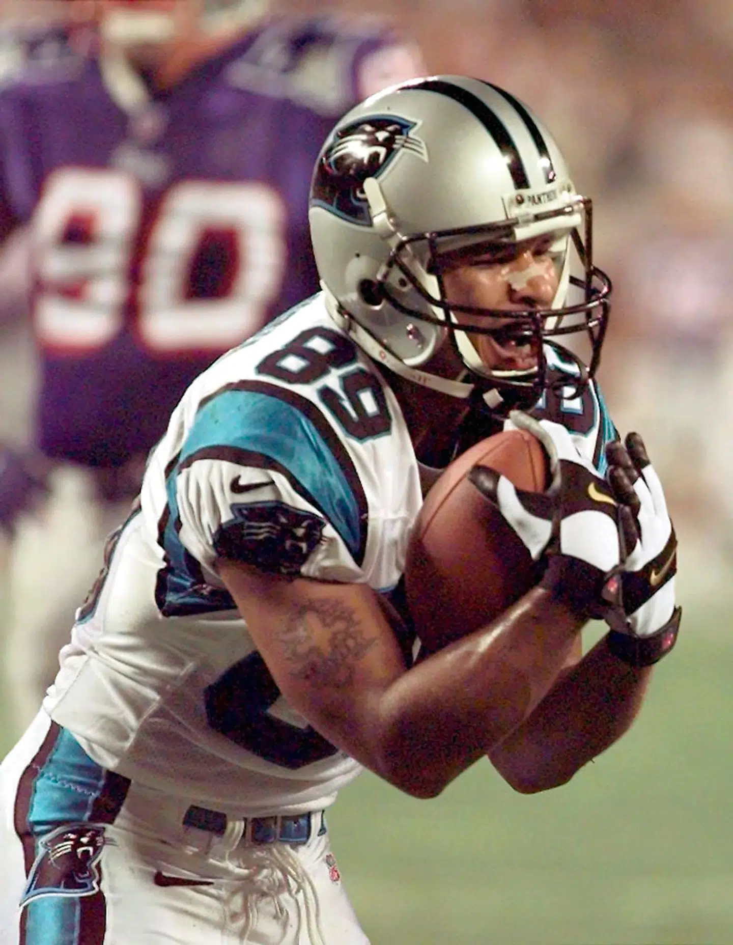 Rae Carruth i sin tid som NFL-stjerne.