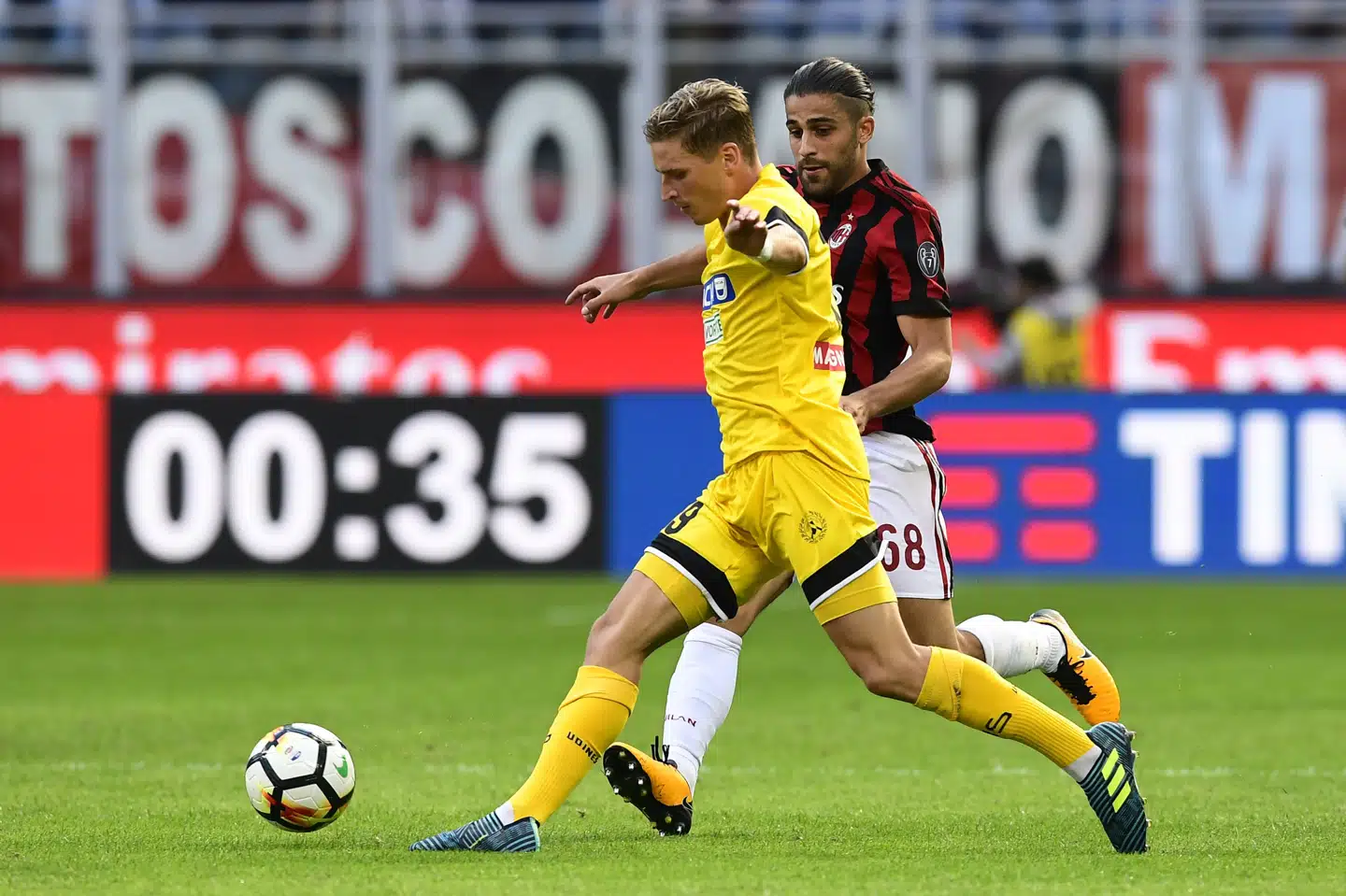 Jens Stryger Larsen skiftede til Udinese i august 2017. Miguel Medina/arkiv/Ritzau Scanpix