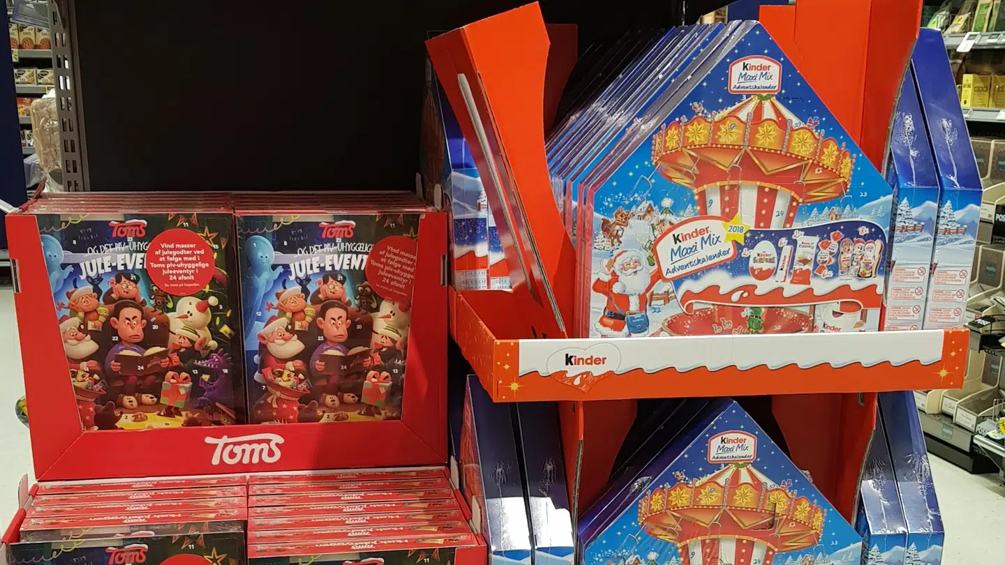 Føtex sælger allerede nu julevarer.