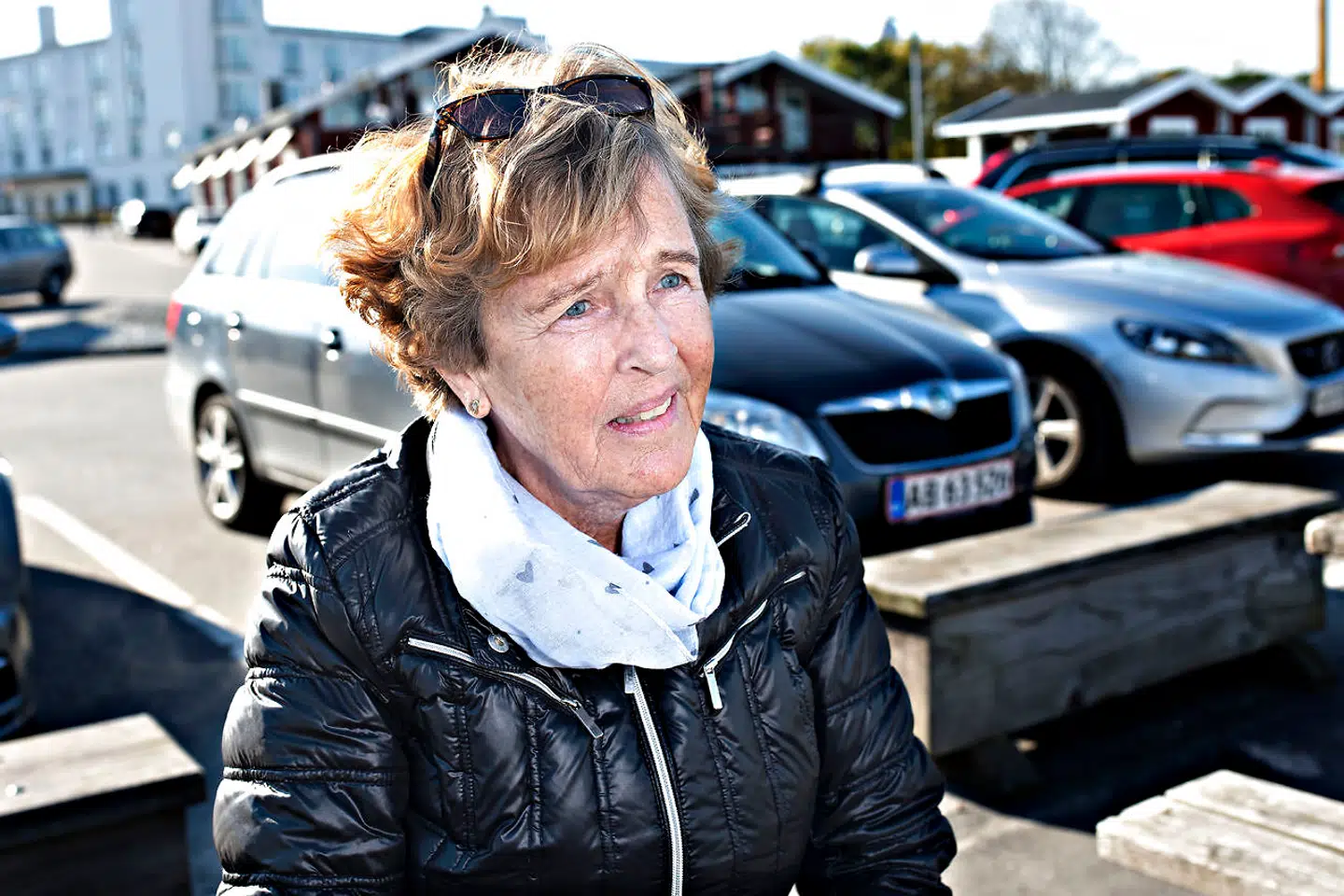 Liselotte Bayer på Havnen i Hornbæk mandag den 15 oktober 2018.