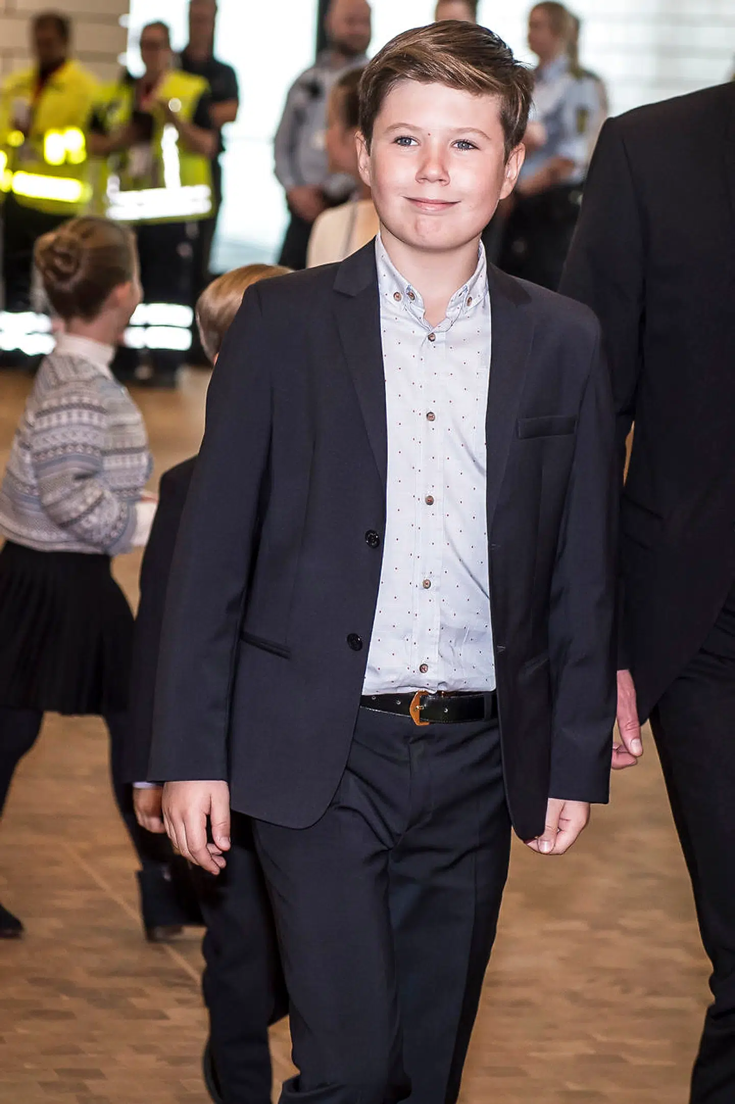 Prins Christian under LEGO Houses åbning torsdag den 28. september i Billund. LEGO House er for alle, der ønsker den ultimative LEGO-oplevelse, og huset forventer årligt at modtage 250.000 betalende gæster fra hele verden.