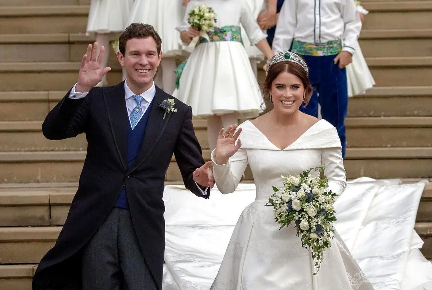 Prinsesse Eugenie af York er blevet gift med Jack Brooksbank.