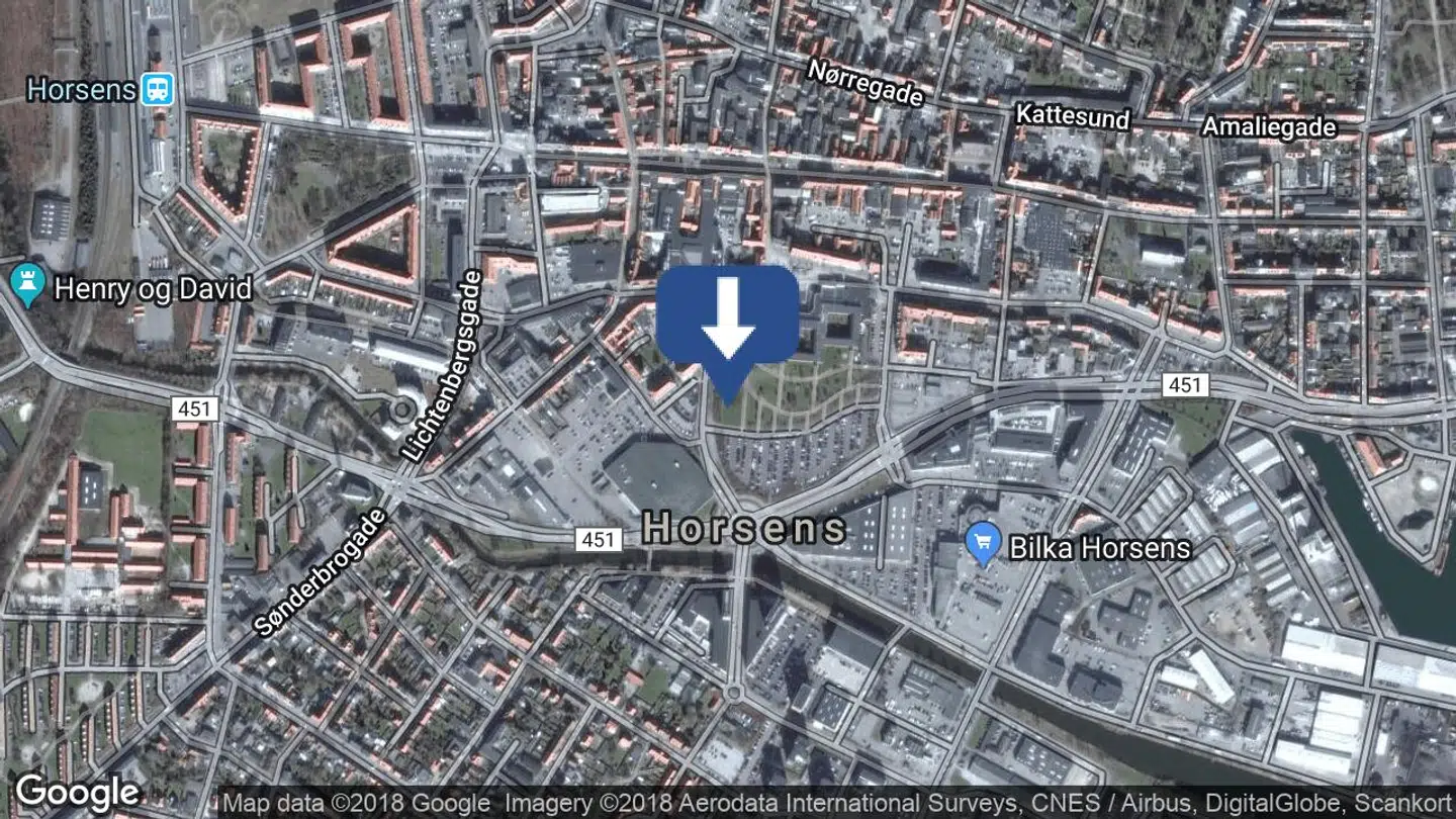 En voldtægt er anmeldt i Horsens.