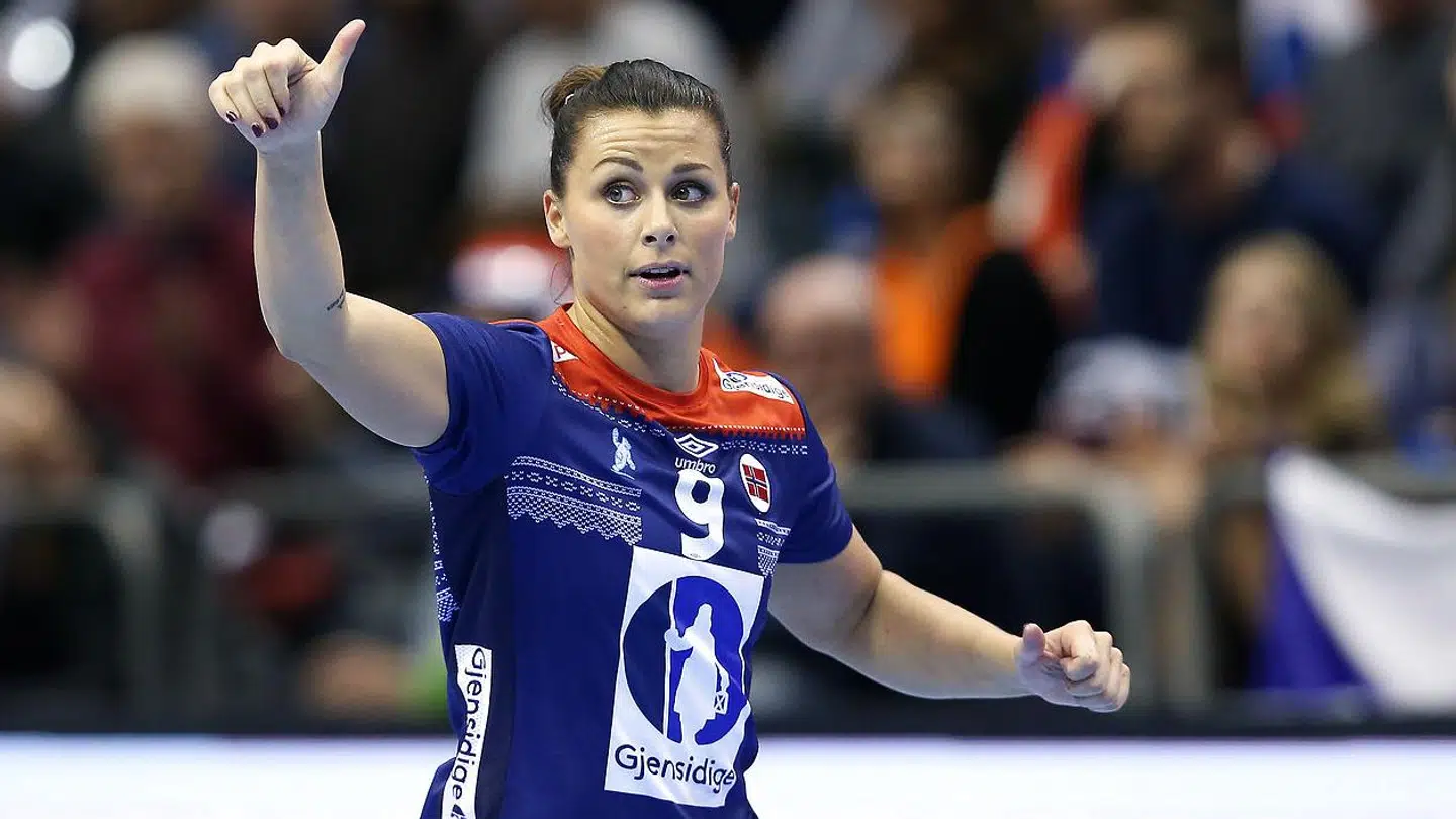 Nora Mørk ved sidste års VM.