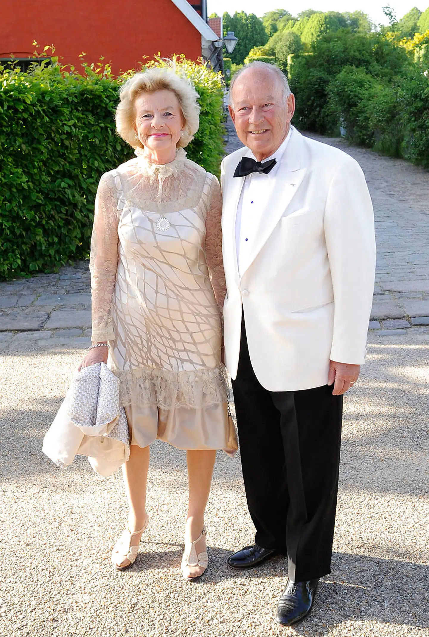 Susanne og Peter Heering fotograferet, da kronprinsen fyldte 40.