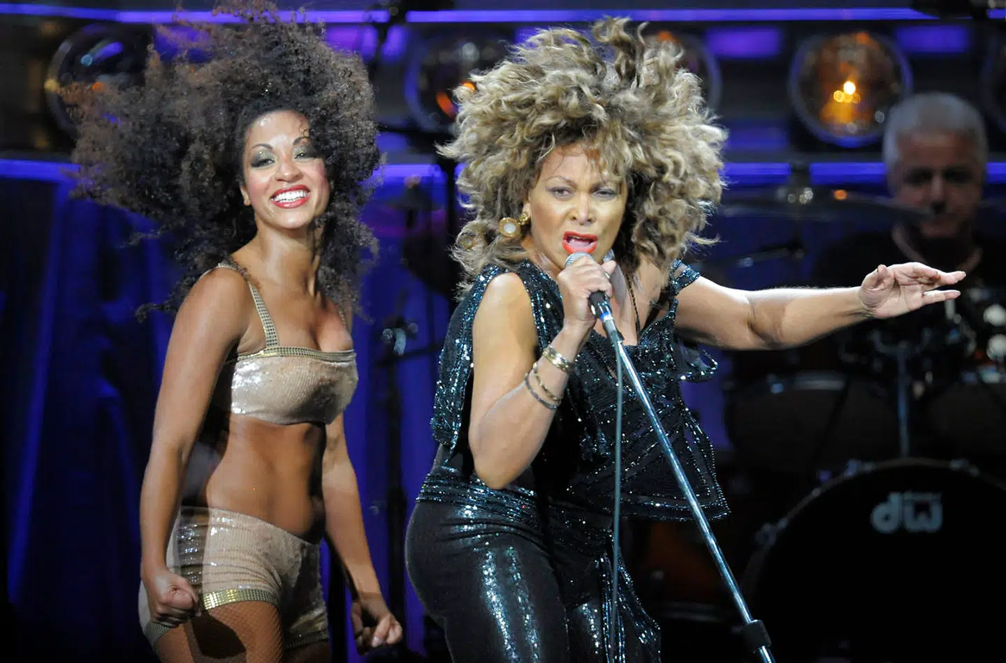 Tina Turner under en koncert i 2009.