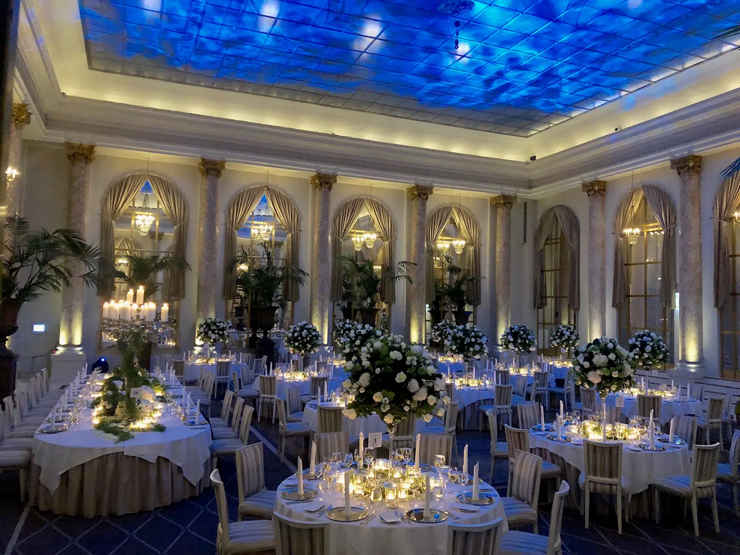 Sådan så det ud på Hotel D'angleterre, da Josephine Bach og Martin Bundgaard fejrede deres bryllup. Foto: Privatfoto.