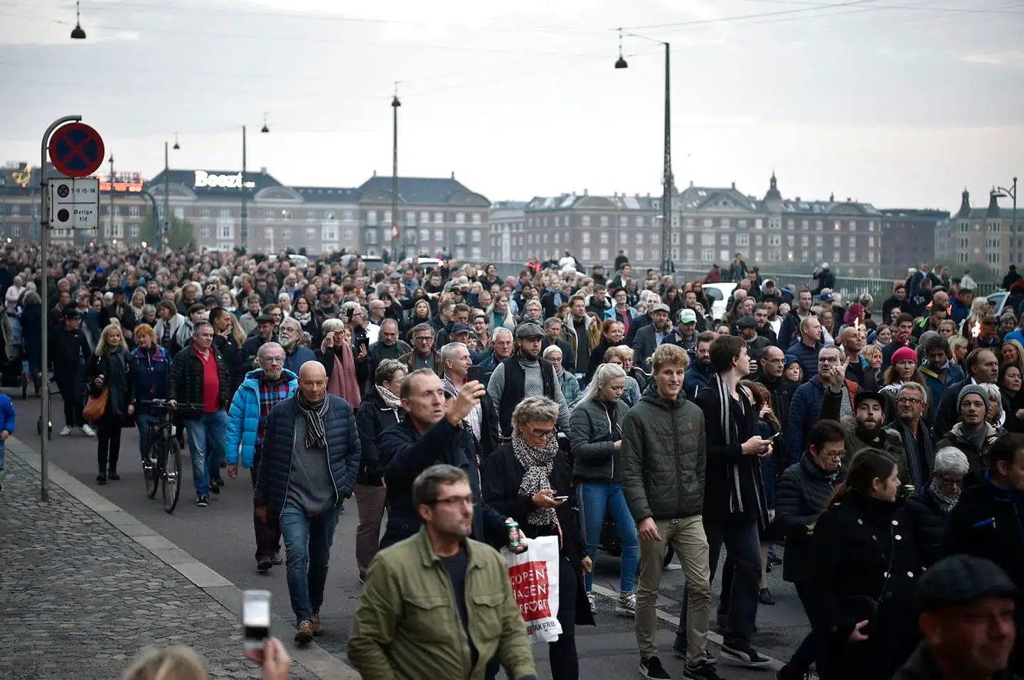 Kim Larsen mindeoptog på Christianshavn i København, den 5. oktober 2018.