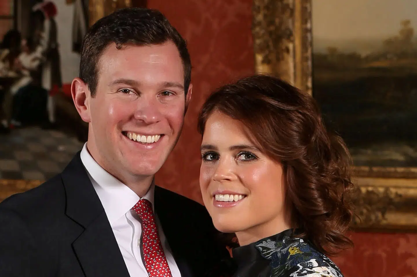 Jack Brooksbank og prinsesse Eugenie annoncerede deres forlovelse i januar 2018. Jack Brooksbank forbliver borgerlig efter brylluppet. Pool/Reuters