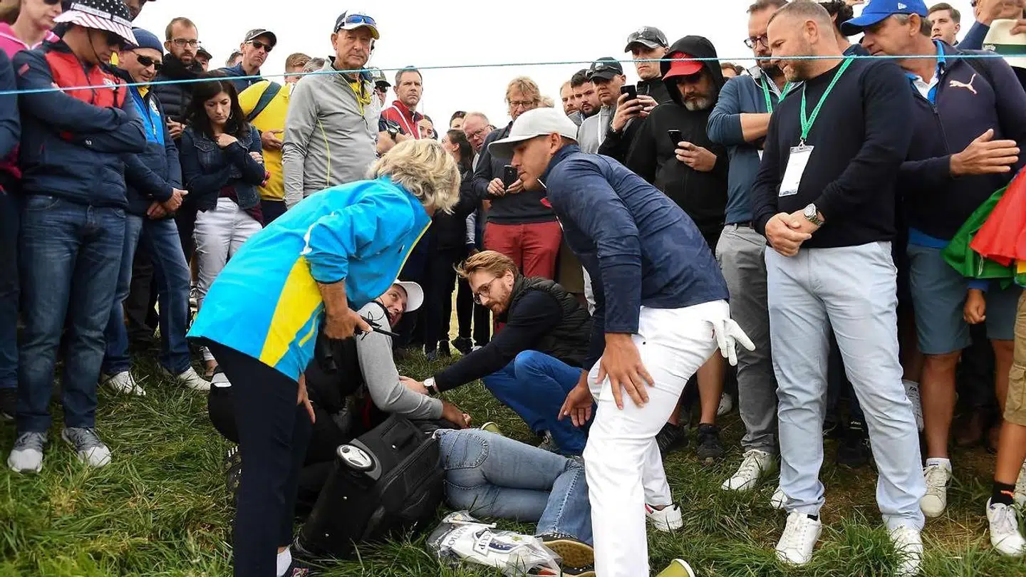 Corine Remande fik hjælp med det samme, inden hun blev kørt på hospitalet.