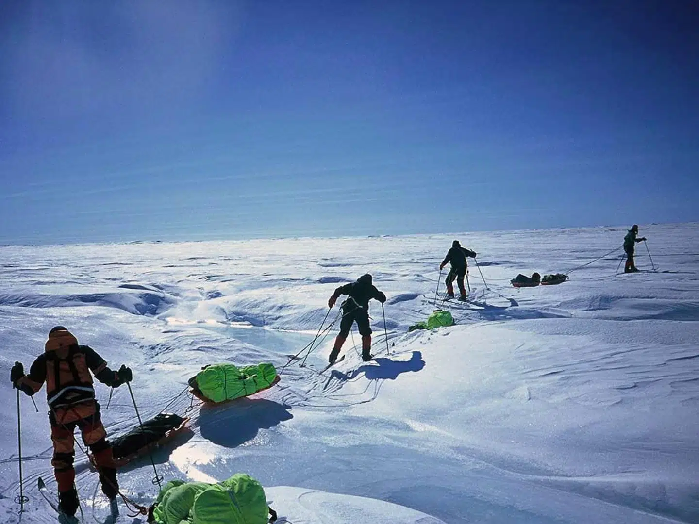 30 dage tog det at krydse Grønland på ski.