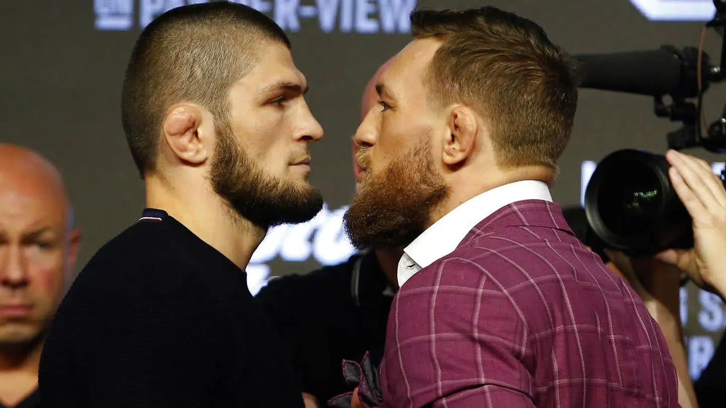 Khabib Nurmagomedov og Conor McGregor møder hinanden lørdag.