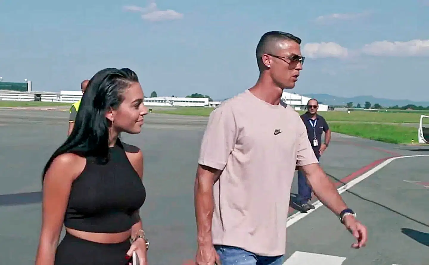 Cristiano Ronaldo og kæresten Georgina Rodriguez.