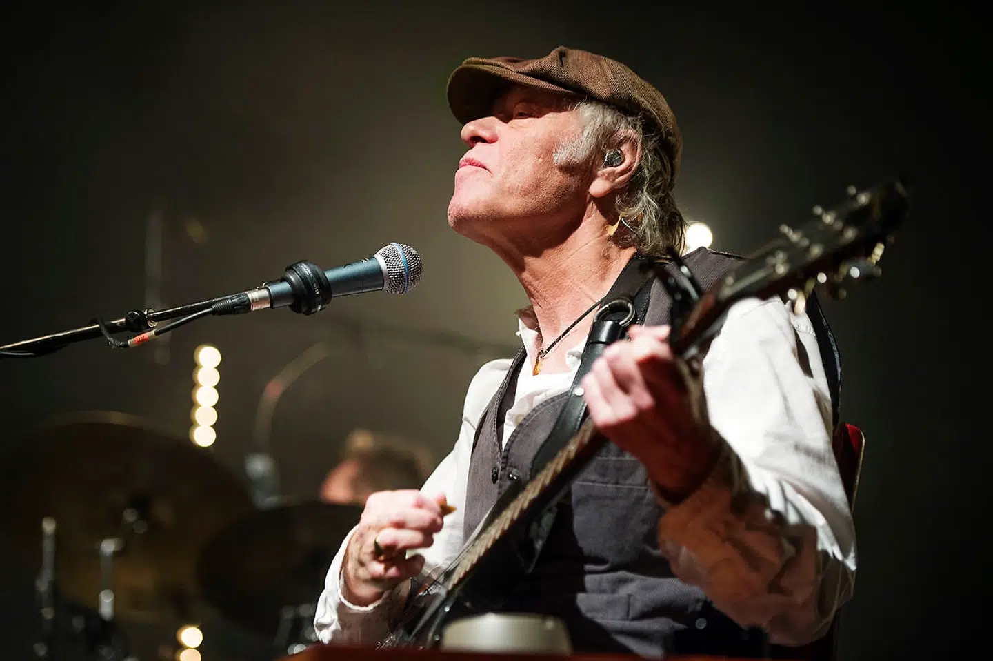 Kim Larsen og Kjukken spillede fredag den 16 januar en udsolgt koncert i Viften, Rødovre Kim Larsen spiller på Viften i Rødovre