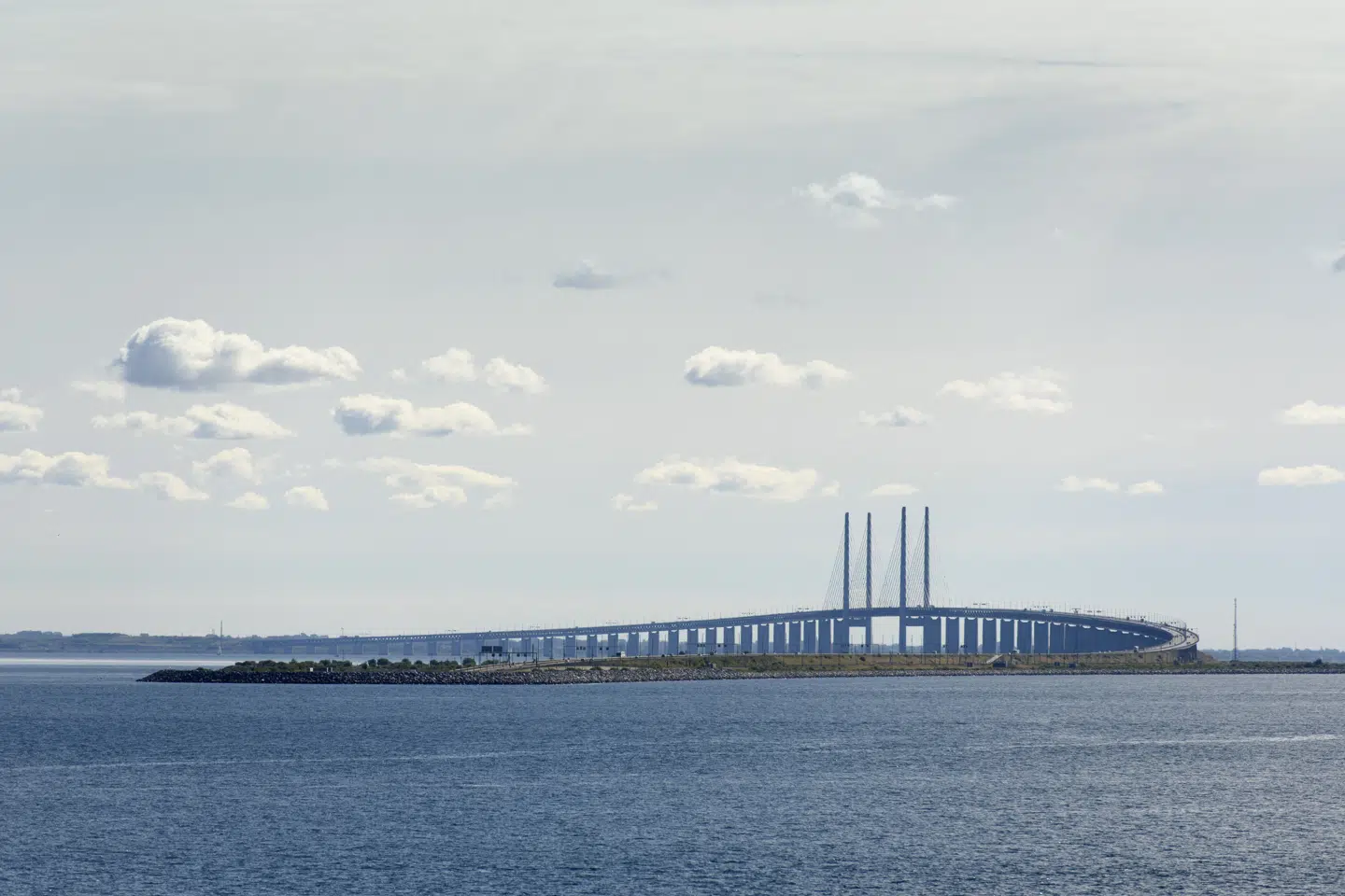 Storebæltsbroen var fredag lukket i en periode, og det har ført til aflysninger i Metal Ligaen. Niels Ahlmann Olesen/Ritzau Scanpix