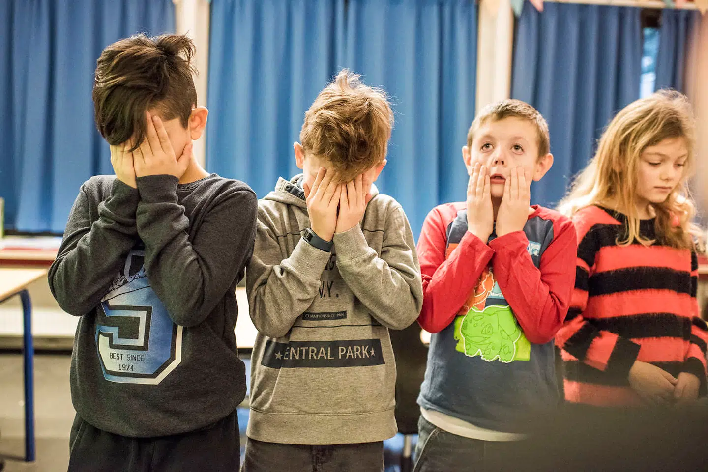 ARKIVFOTO: Reportage fra en skoleklasse på Valhøj Skole i Rødovre Kommune, hvor man nu i et par år har arbejdet med vredeshåndtering blandt børn i indskolingsklasserne.