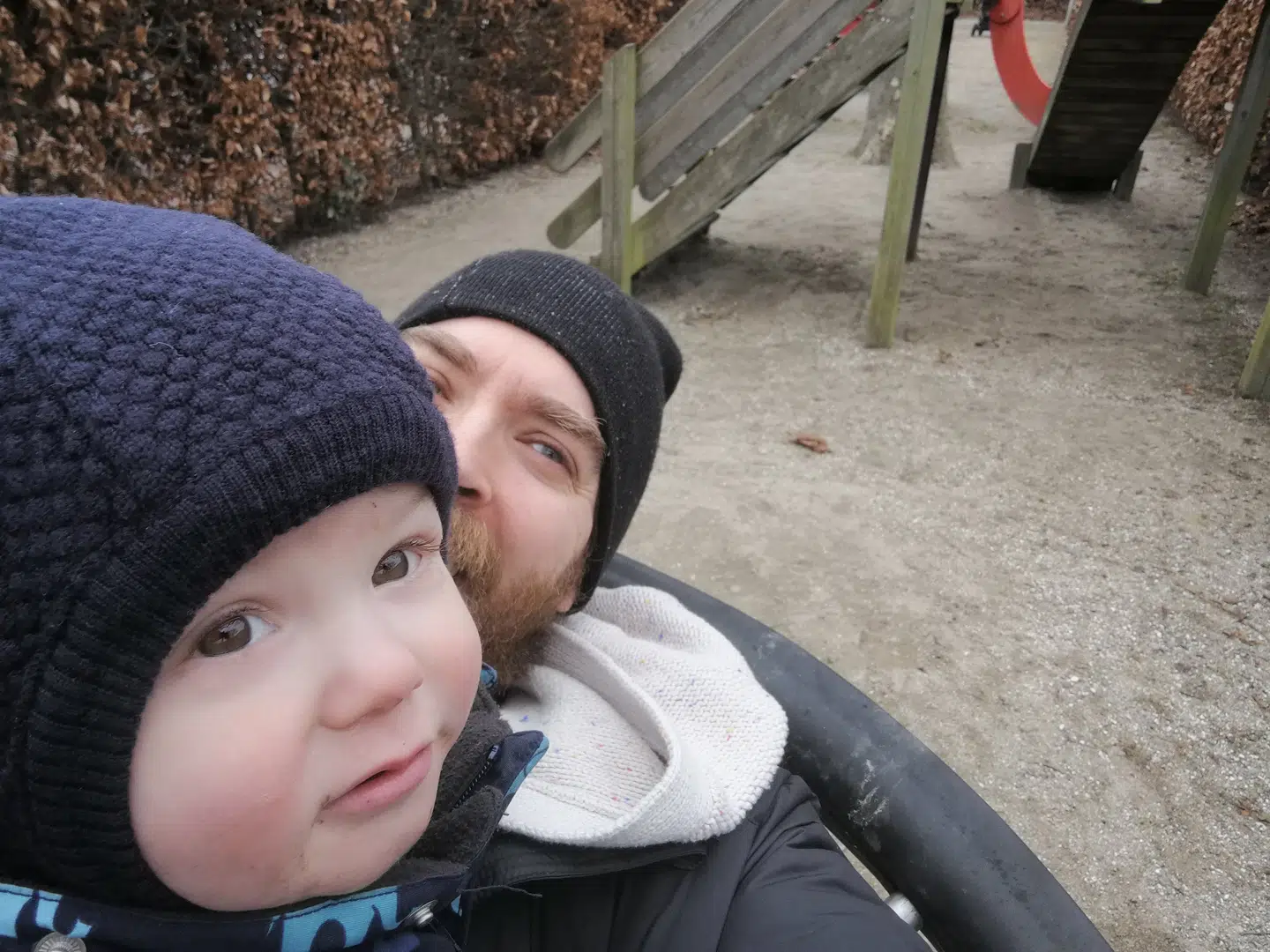 Sønnen blev født i december 2016.