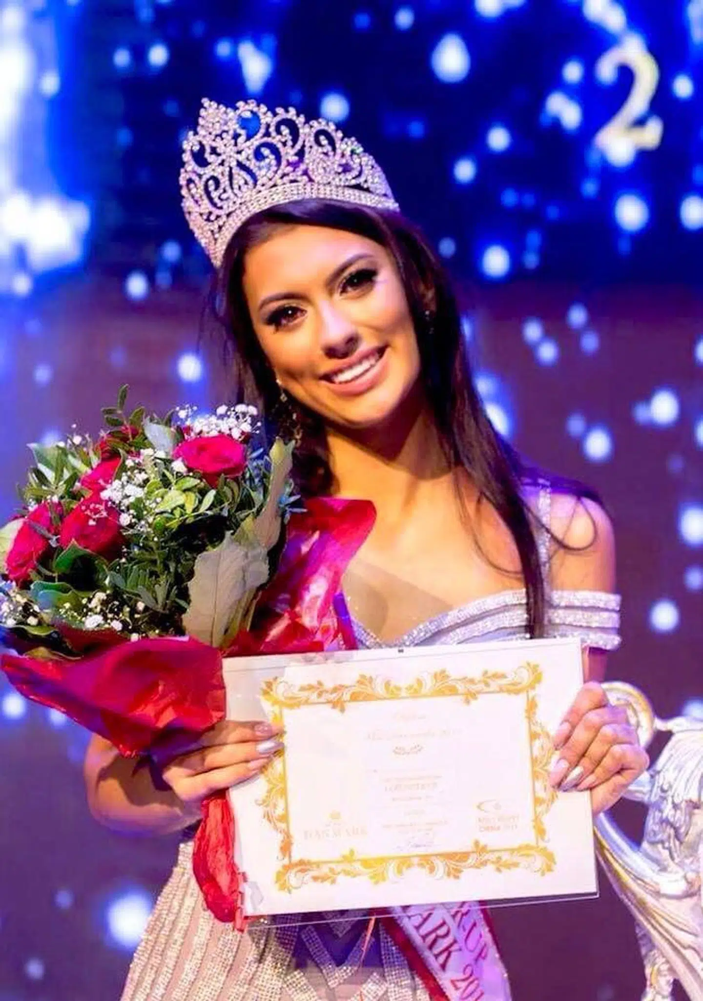 Tara Jensen under sidste uges finale i Miss Danmark 2018. Foto: Raisul Jhilan / Miss Danmark