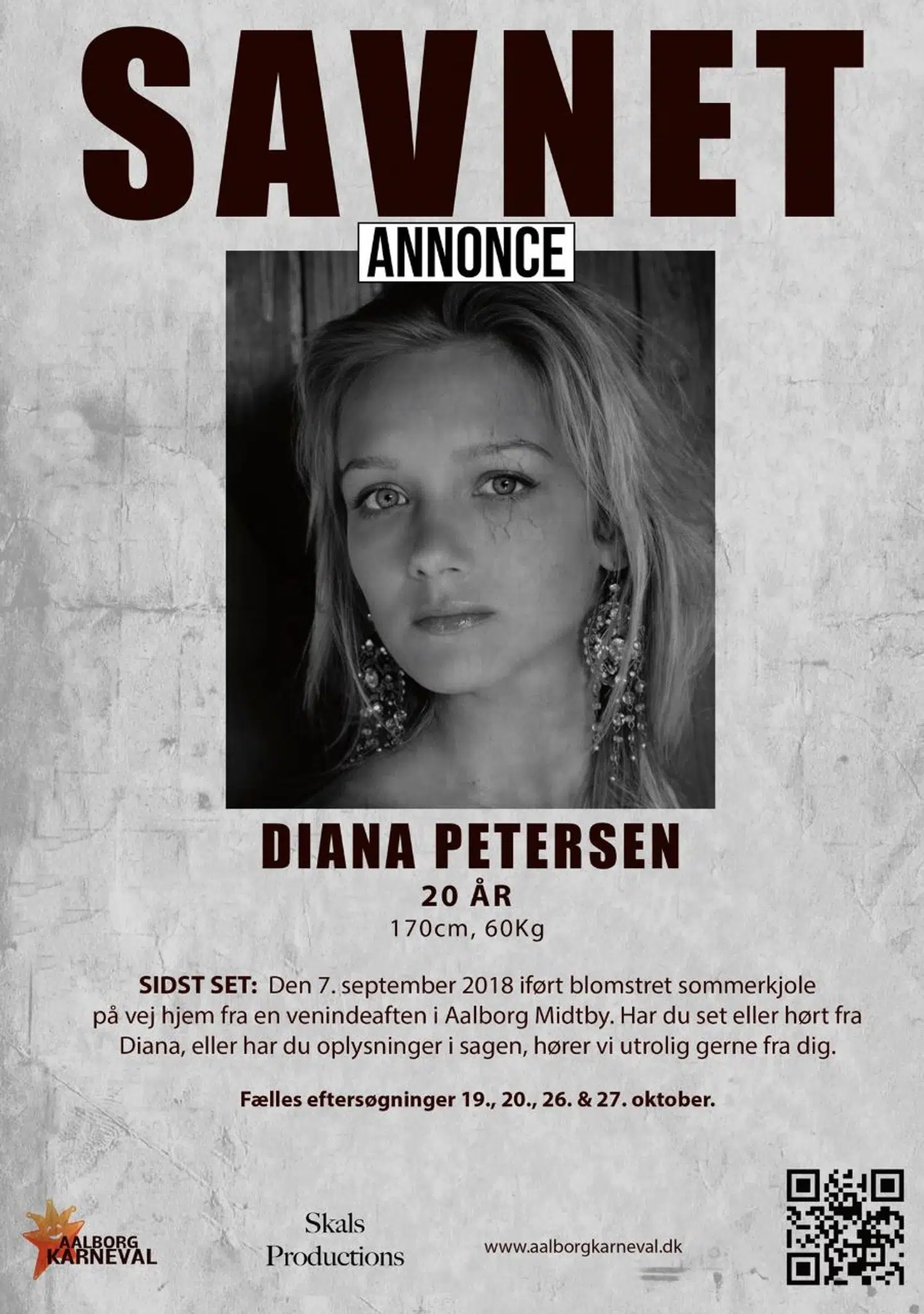 Plakaten fra Aalborg Karneval, der har skabt forargelse.