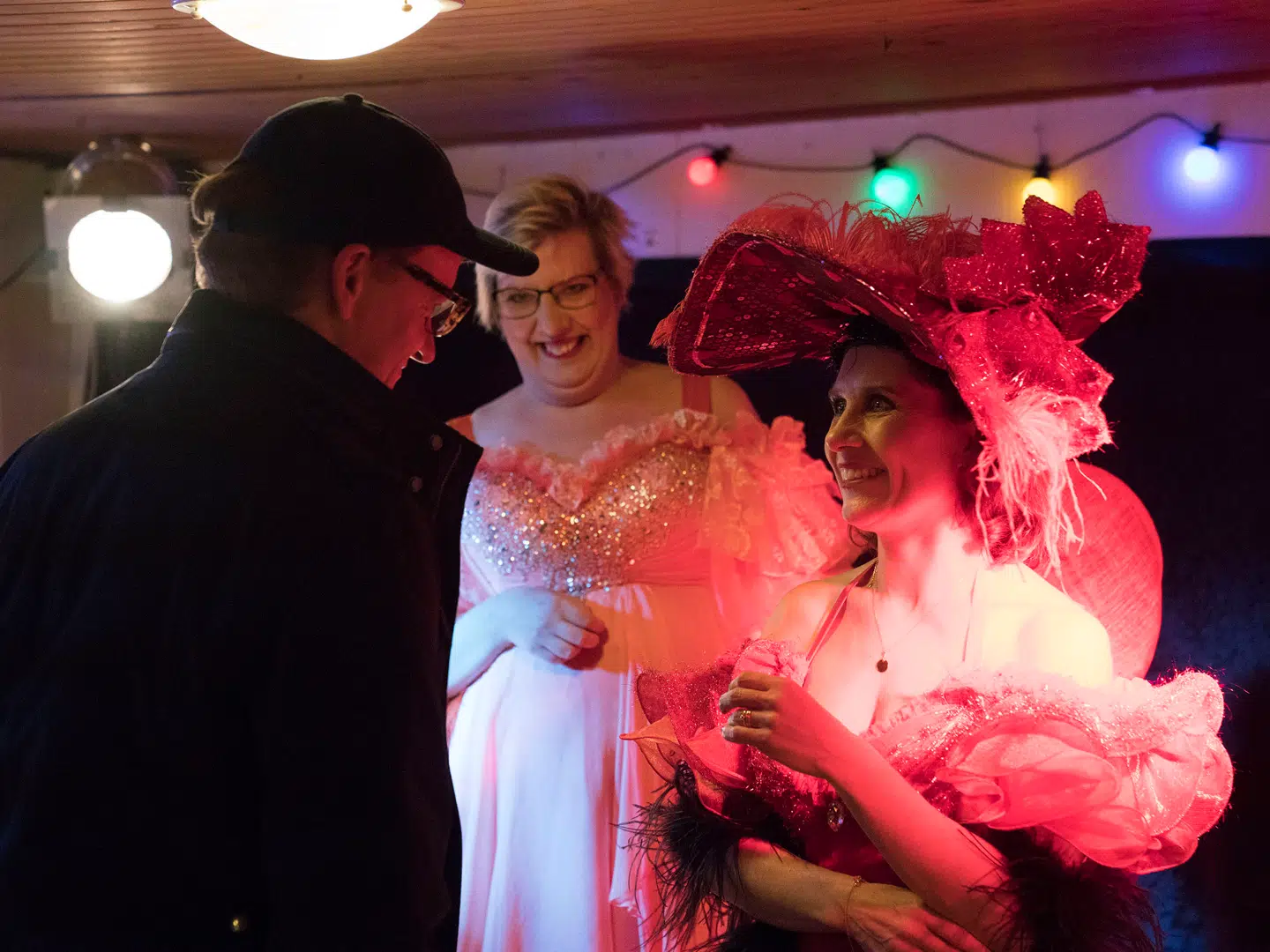 Frank, Helle 'Langkrammer' og Mia.