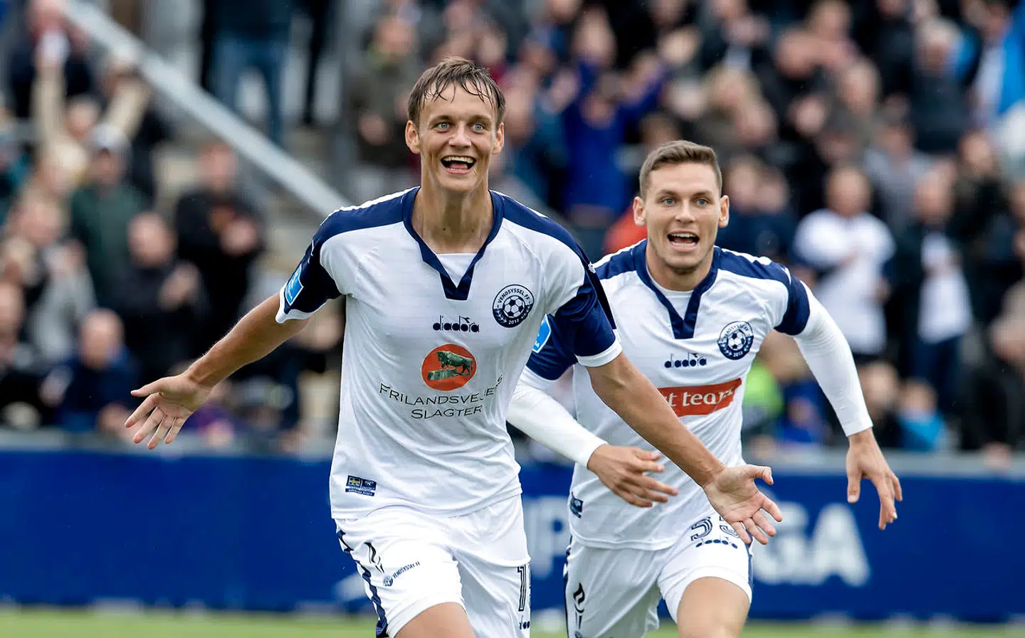 1-0, efter Andreas Kaltoft scorer mod Hobro, søndag den 16. september (Foto: René Schütze/Ritzau Scanpix)