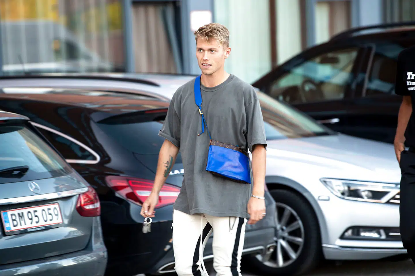 Viktor Fischer var også blandt de fremmødte landsholdsspillere søndag aften.