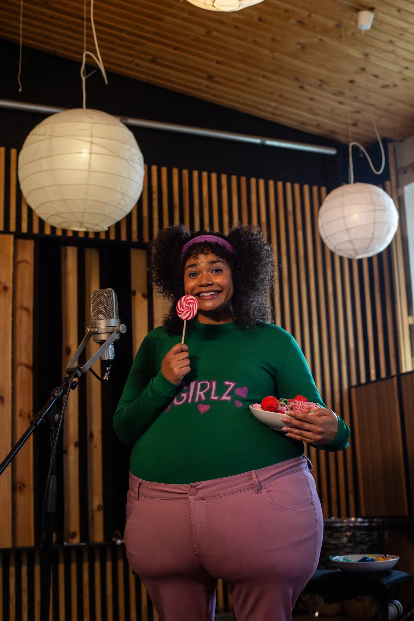 Lea Thiim Harder som 'Fede Dorit'.