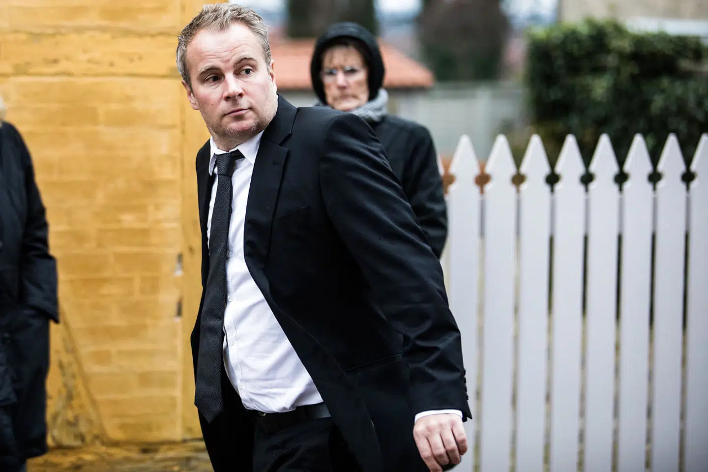Bisættelsen af politiassistent Jesper Jul fredag d. 16. december 2016 fra Roskilde Domkirke. Uffe Holm
