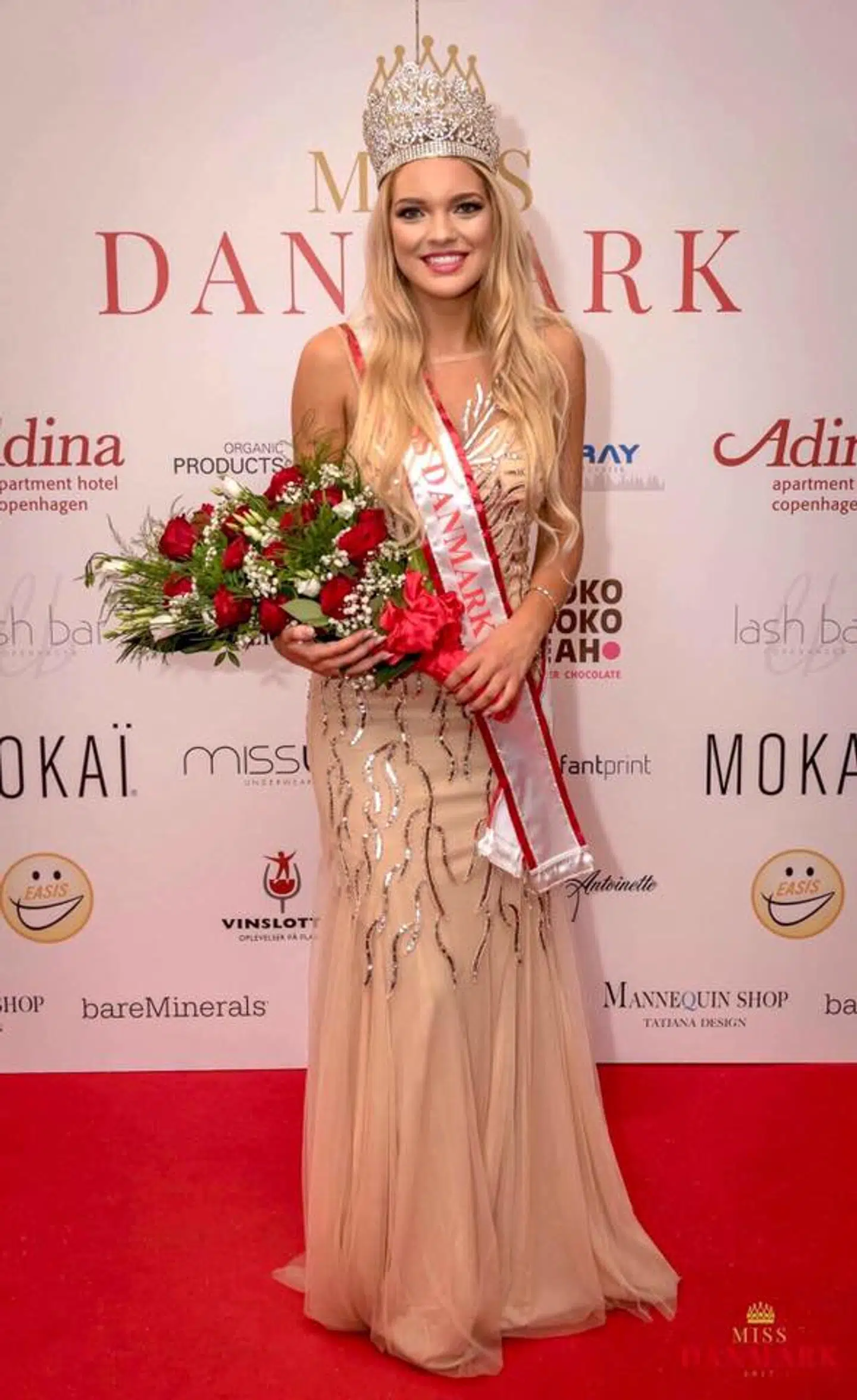 Miss Denmark 2017 Amanda Petri, der i aften skal overrække kronen til den nye vinder