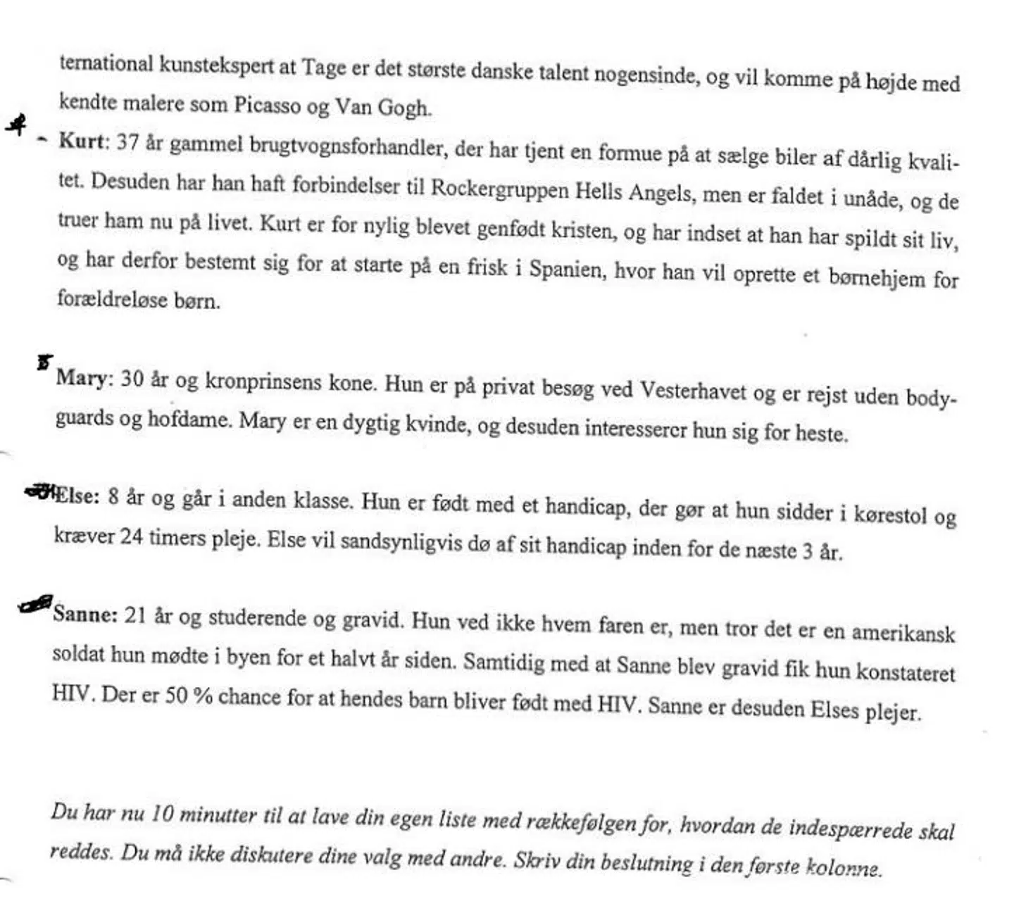 Side 2 i opgaven. Har du ikke læst side 1, så kan du finde den her på siden.