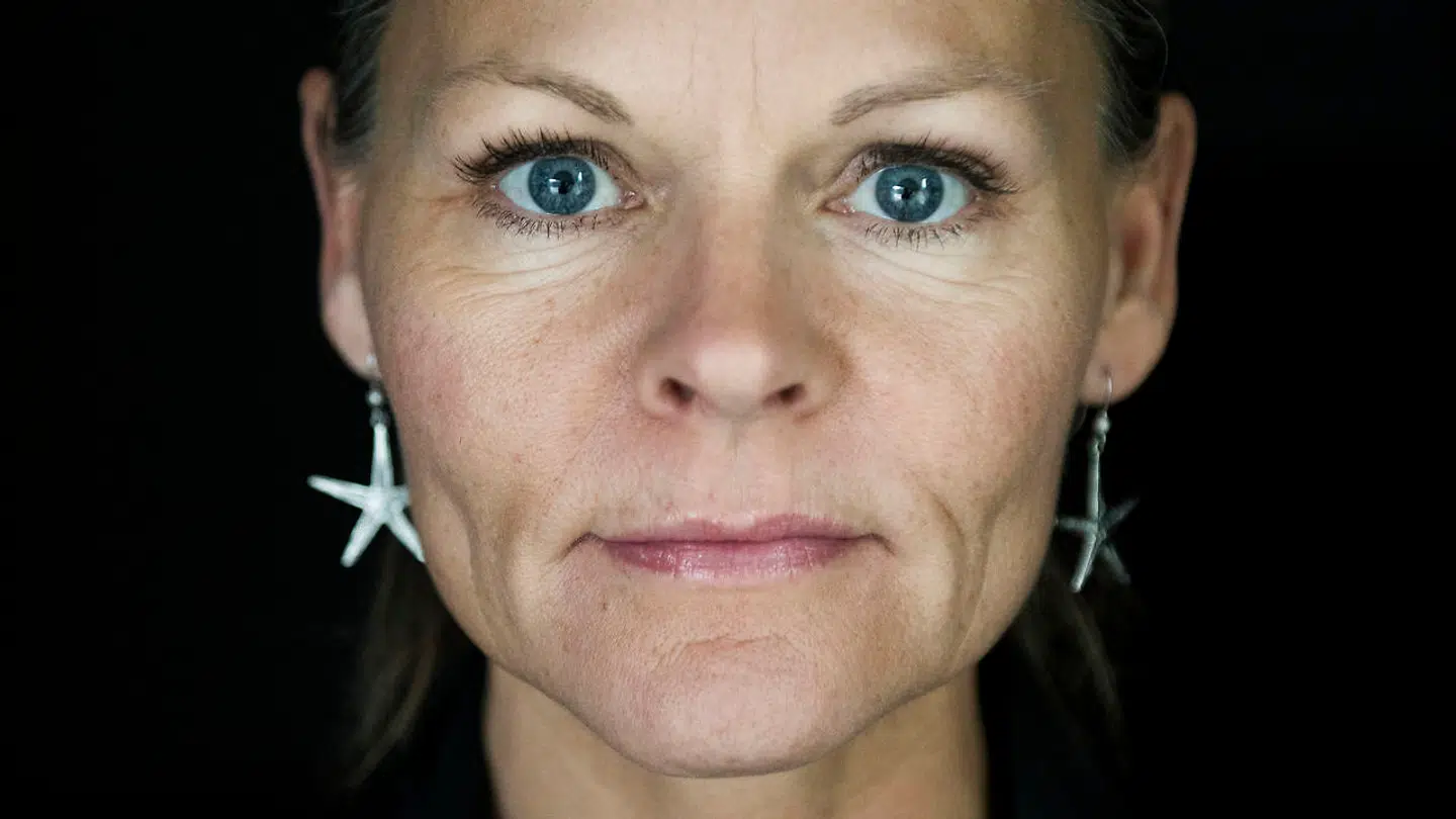 Portræt af Sussi La Cour, også kendt som Katja Kean, fotograferet til B Søndag. Hun fylder 50 år d.7 februar. 2018.