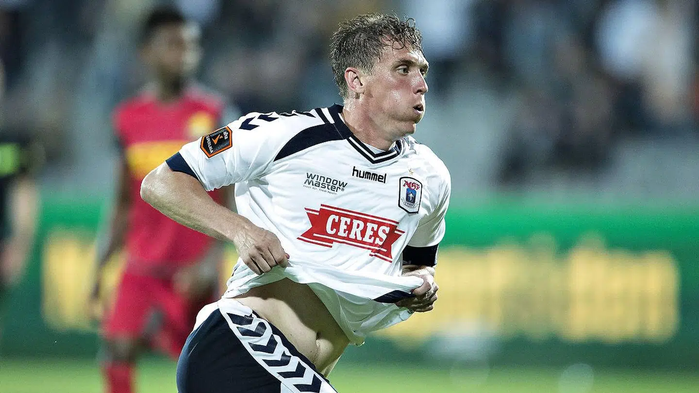 Morten Duncan Rasmussen i sin tid i AGF-trøjen.