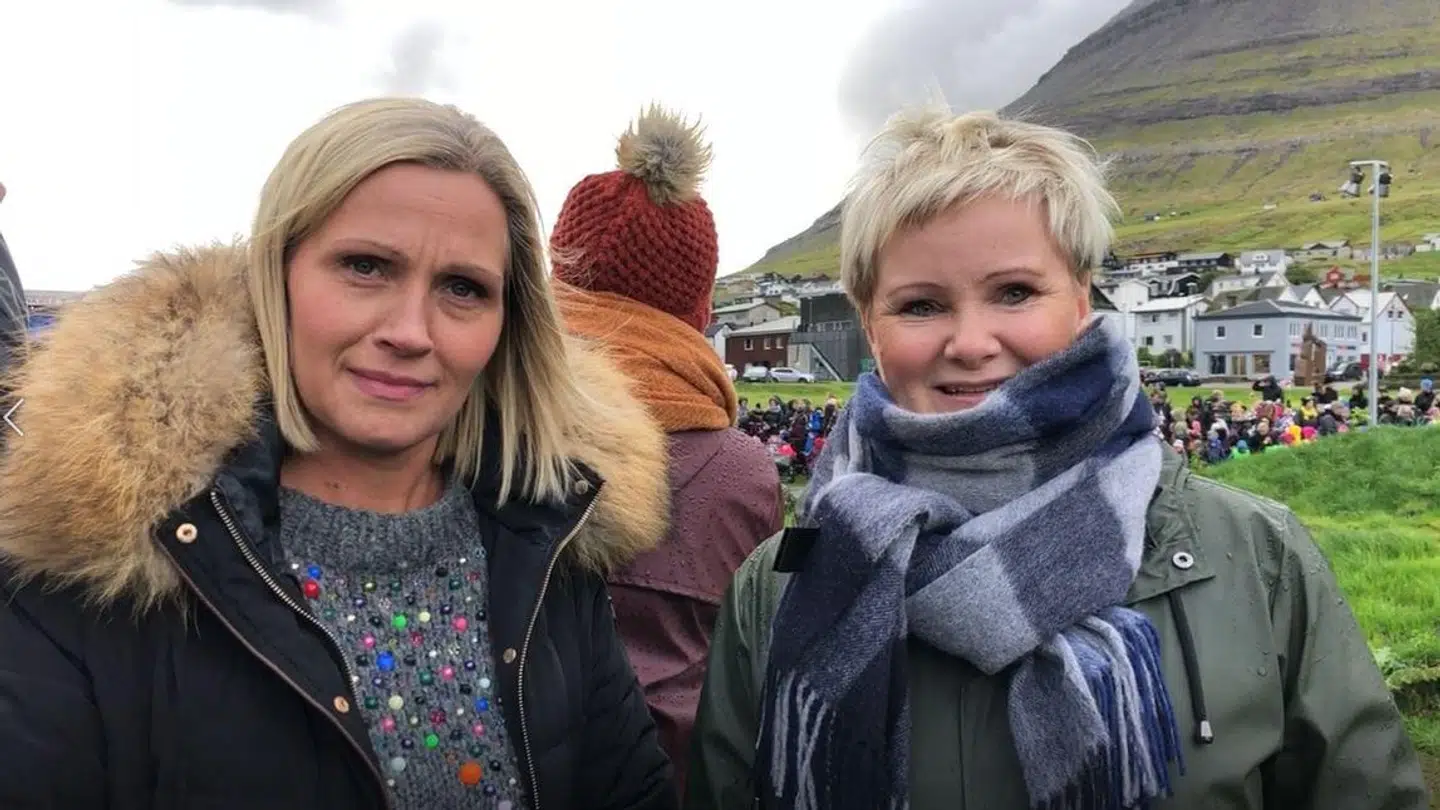 Maria Jákupsdóttir og Tina Isaksen.