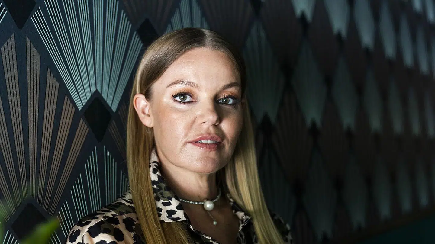 Lina Rafn ved dagens pressemøde om det nye DR-program 'Live!'.