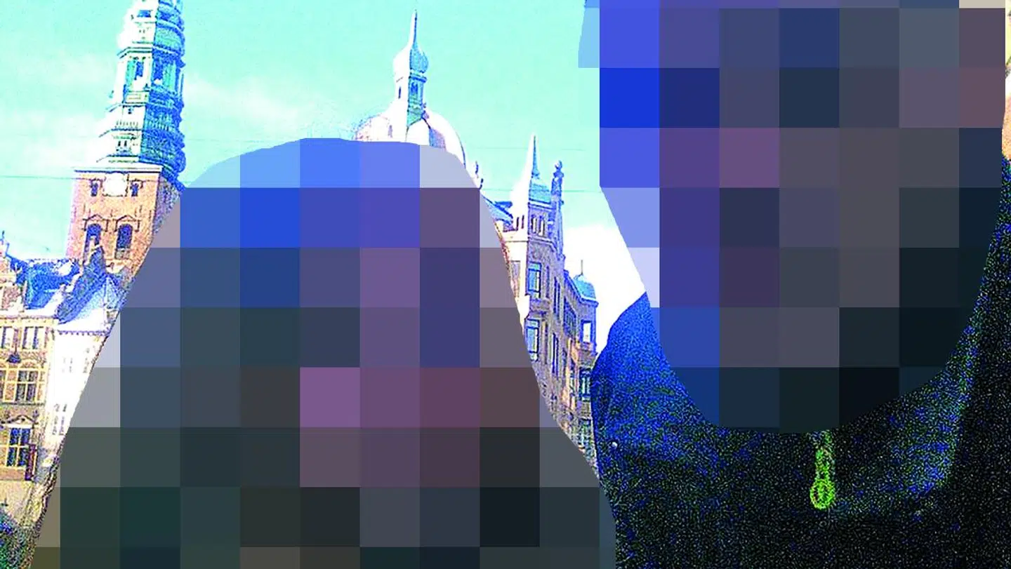 Far og datter sammen inden tragedien i marts 2018.