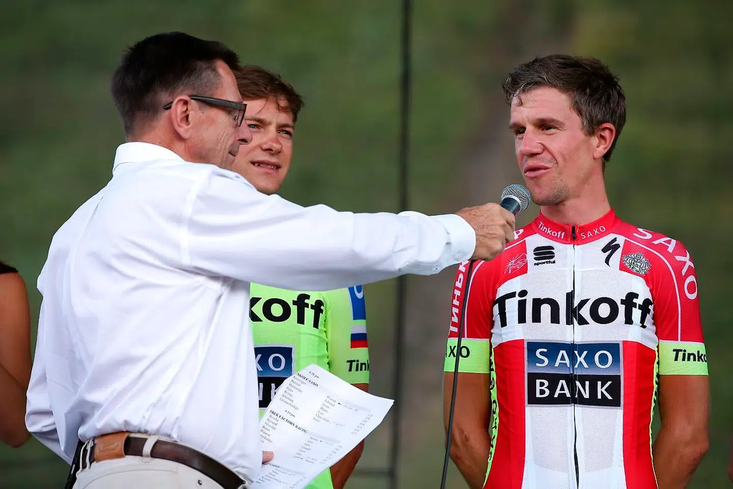 Efter en hård periode var det en stor forløsning for Chris Anker, da han vandt DM i linjeløb. Her ses han i mesterskabstrøjen.