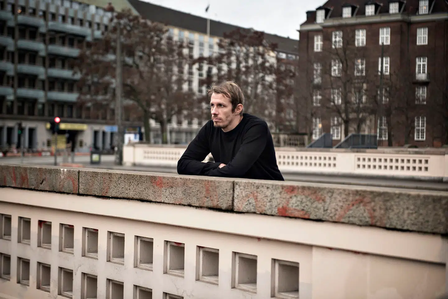 Portræt af Mads Davidsen. der bliver teknisk direktør i den store kinesiske klub SIPG. Fotograferet til B.T. Sporten.