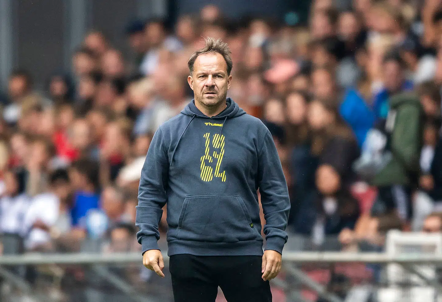 Brøndby-træner Alexander Zorniger tager sig ikke af, om unge Joel Kabongo er skuffet, vred og ked af det, efter han blev udvist efter ti minutter af Brøndbys Europa League-kamp mod serbiske Spartak Subotica.