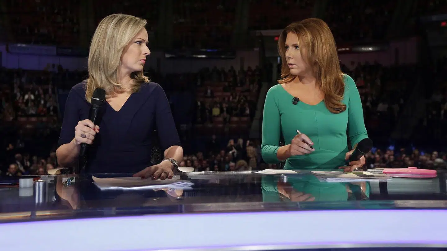 Trish Regan (t.h.) får tørt på af danskerne. (Scanpix)