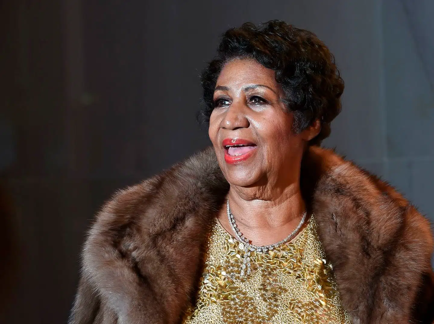 (FILES) This file photo taken on December 6, 2015 shows singer Aretha Franklin on the red carpet before the 38th Annual Kennedy Center Honors in Washington, DC. Gospel legend Aretha Franklin has scrapped upcoming shows for health reasons, the 74-year-old announced - - her latest in a series of cancellations dating back to last year. "Regretfully, due to doctors' orders I will have to cancel a few concerts for the next month or so, " she said in a statement August 22, 2016 without further details on her condition. Franklin has called off several shows since 2015. She nixed a Las Vegas concert a year ago citing exhaustion and put off a small tour of Florida in March citing problems with her back-up band. / AFP PHOTO / MOLLY RILEY