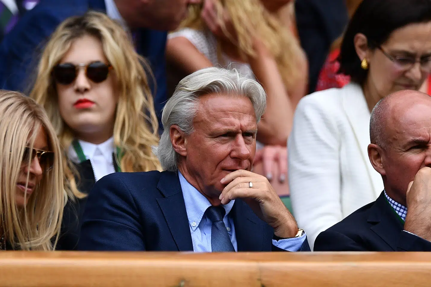 Nu 62-årige Björn Borg vandt 11 grand slam-titler som aktiv tennisspiller. Nu er hans søn på vej frem på tennisscenen. Leon Neal/arkiv/Ritzau Scanpix