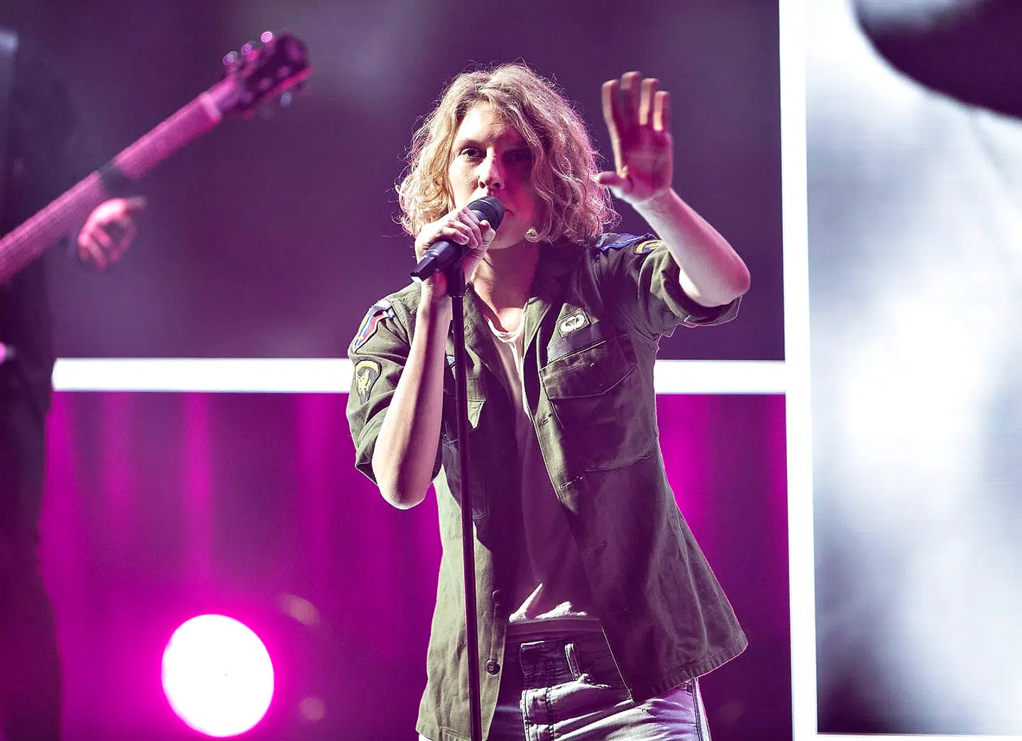 Forsanger Mattias Kolstrup ved en tidligere koncert.