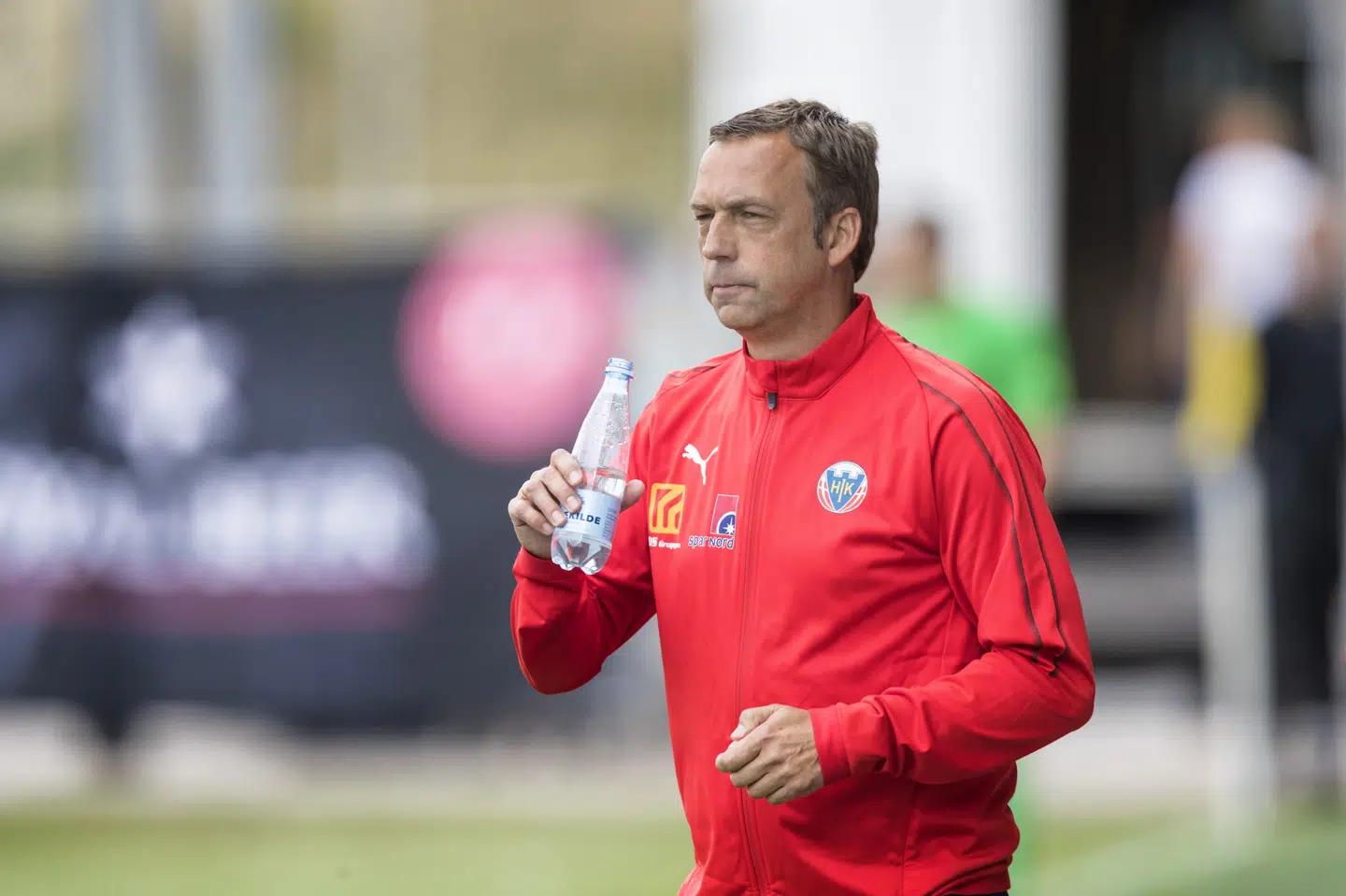 Hobro træner Allan Kuhn må se bort fra forsvarsspilleren Alexander Molberg frem til nytår. Frank Cilius/arkiv/Ritzau Scanpix