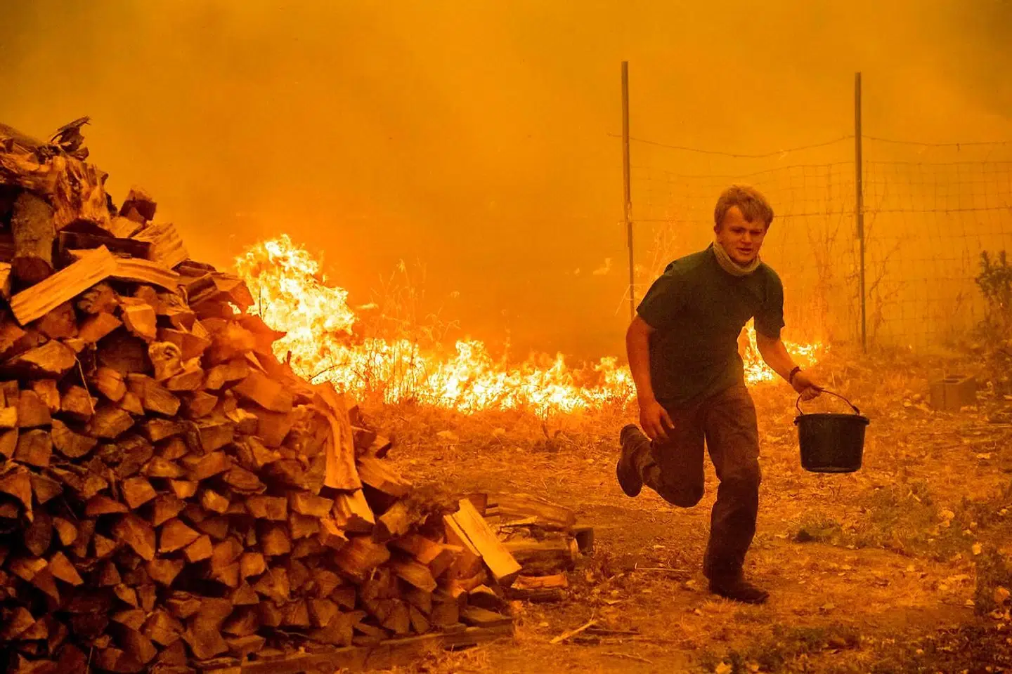 Hjælp! AFP PHOTO / NOAH BERGER