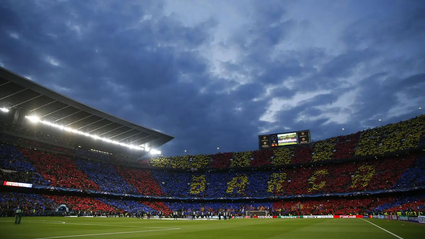 Camp Nou. Arkivfoto.