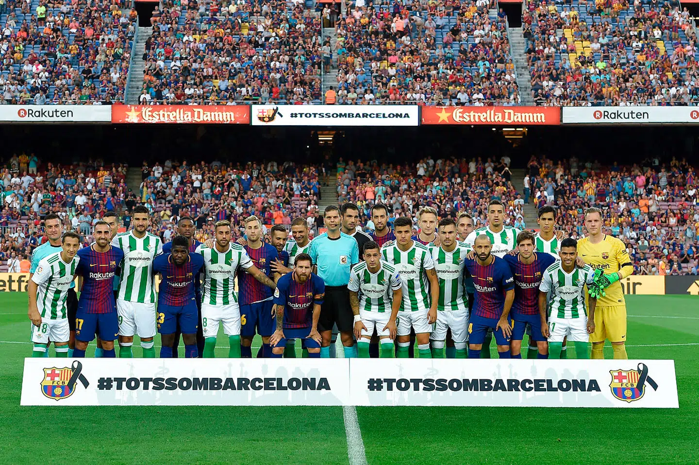 FC Barcelona og Real Betis mødes tre dage efter angrebet på Barcelona.