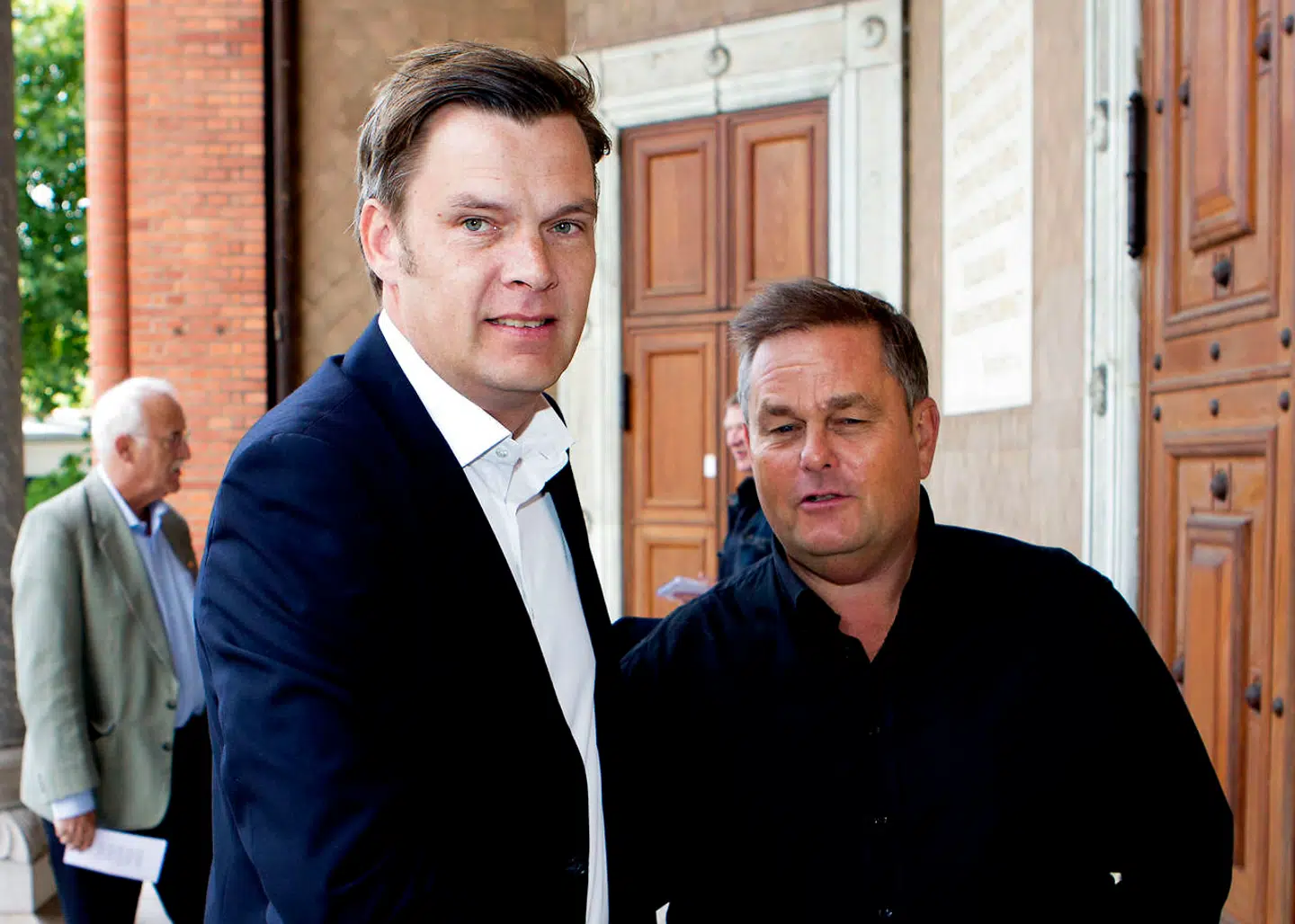 Peter Grønborg med Carsten Werge.