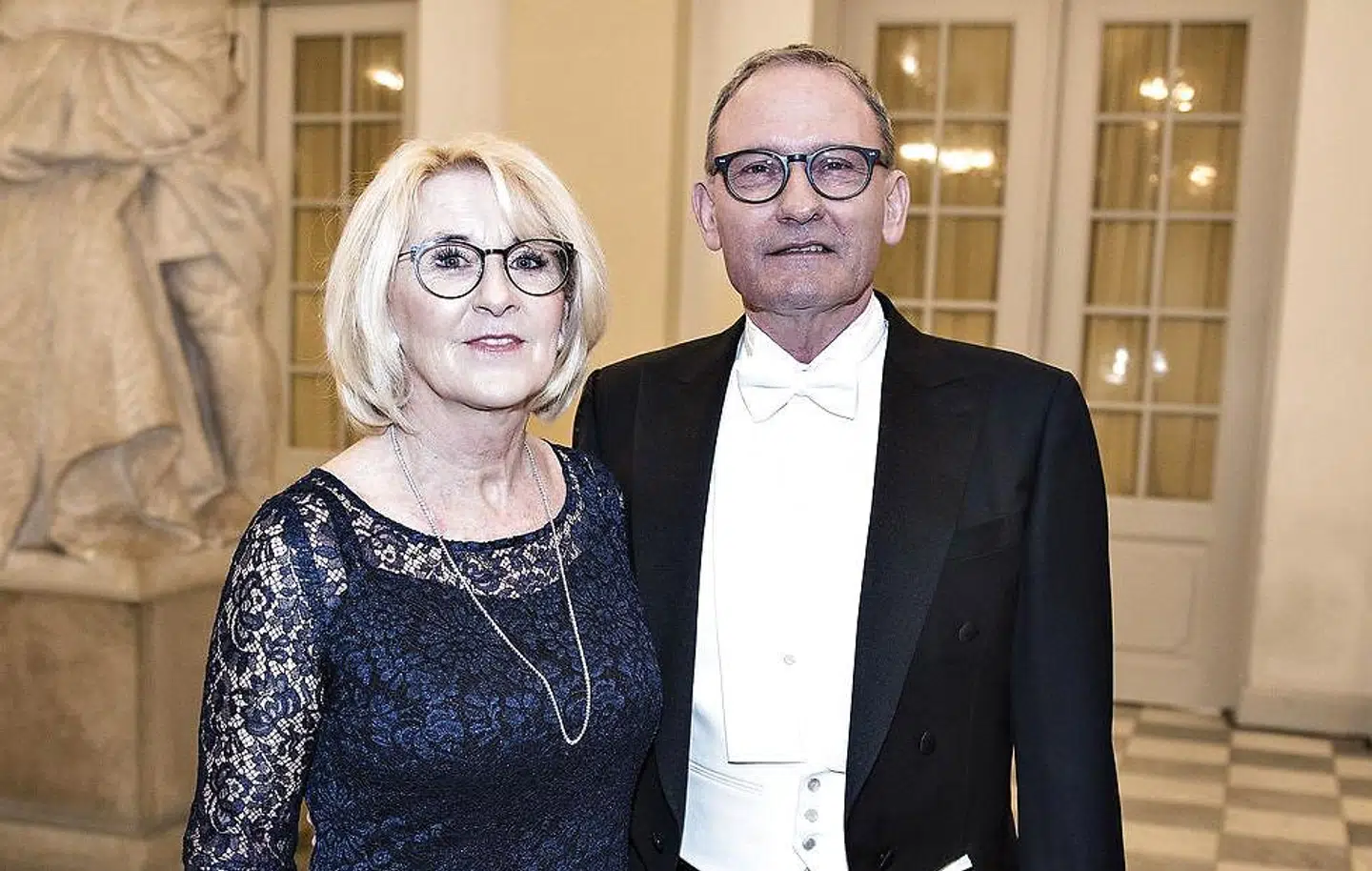 Preben Elkjær med frue. Arkivfoto.