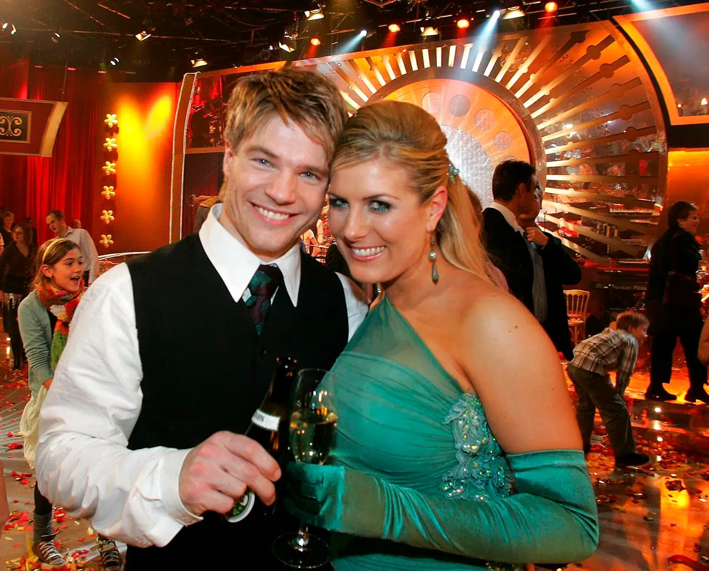 Vinderne af Vild med Dans 2005, David Owe og Vickie Jo Ringgaard.
