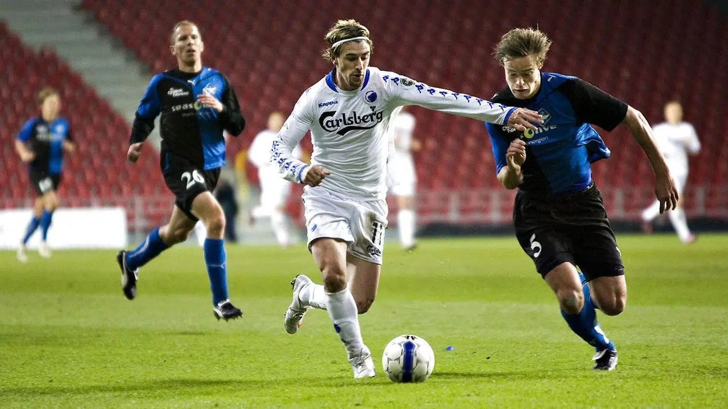 Cesar Santin nåede at score 84 mål for FC København.